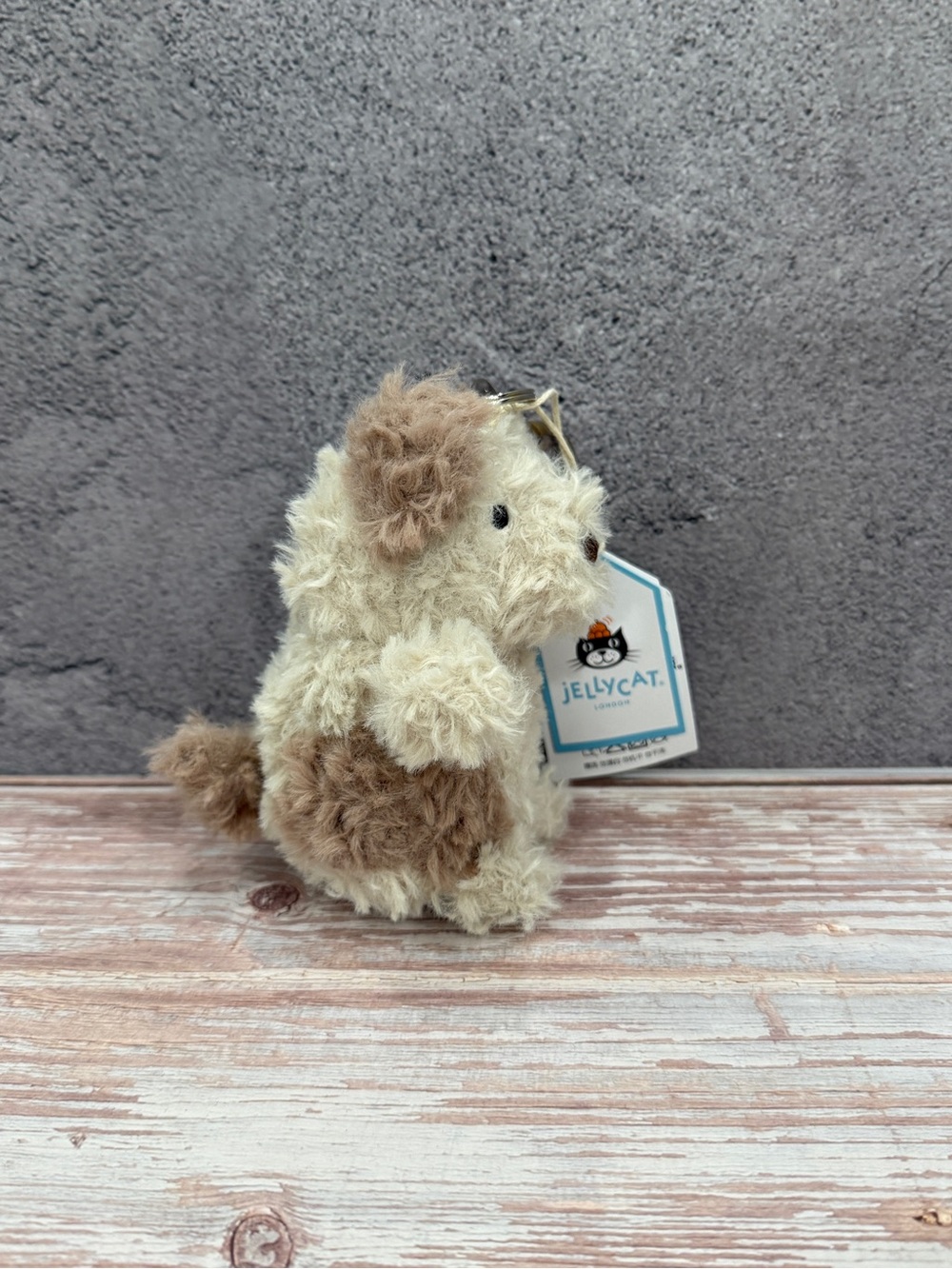 Jellycat Little Pup bag charm Keyring NWT - Picture 4 of 5